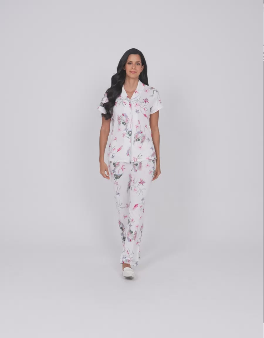 White Pajama Set