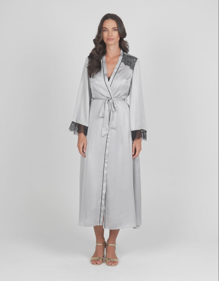 Satin Long Robe