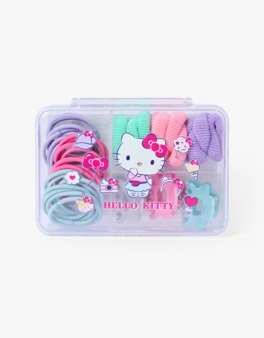 Hello Kitty Hair Elastic & Claw Clip Set