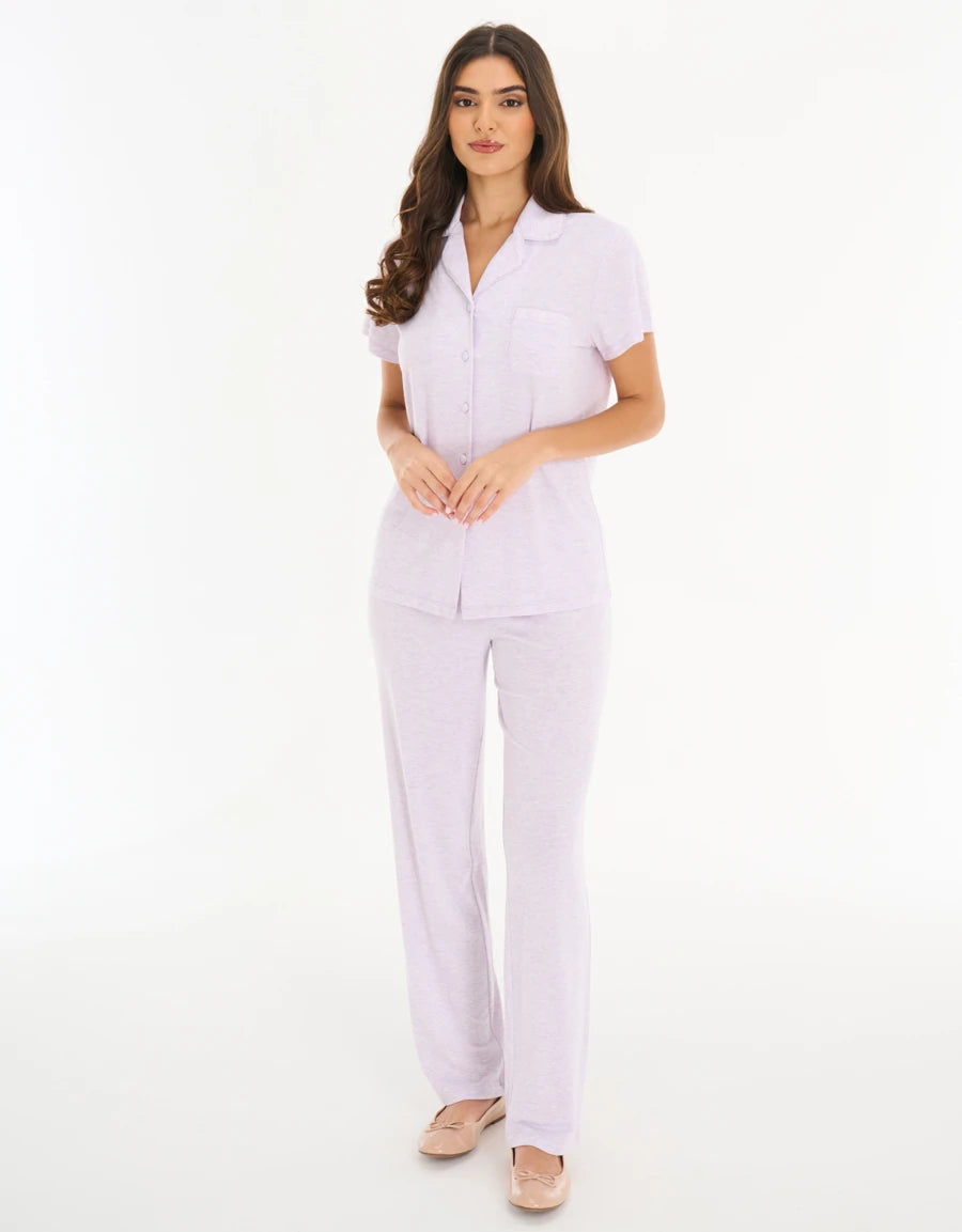 Soft Stretch Marle Pajama Set