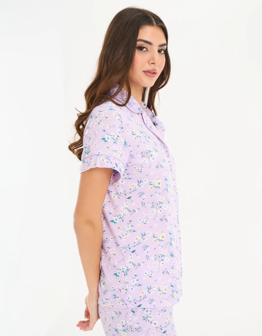 Floral Print Pajama Set