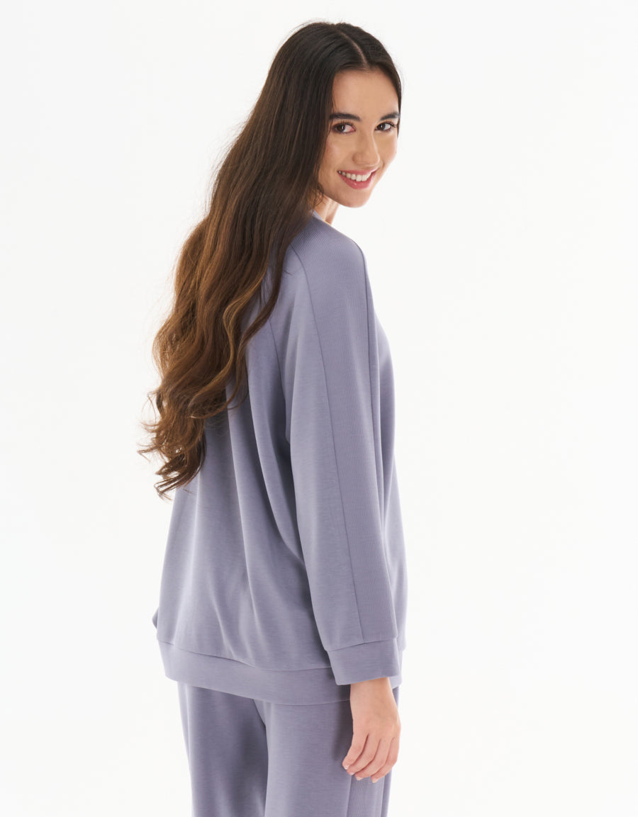 Oversized Crew Neck Sweatshirt