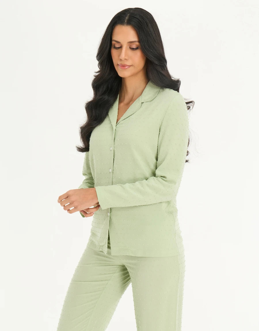 Polka Dot Print Pajama Set