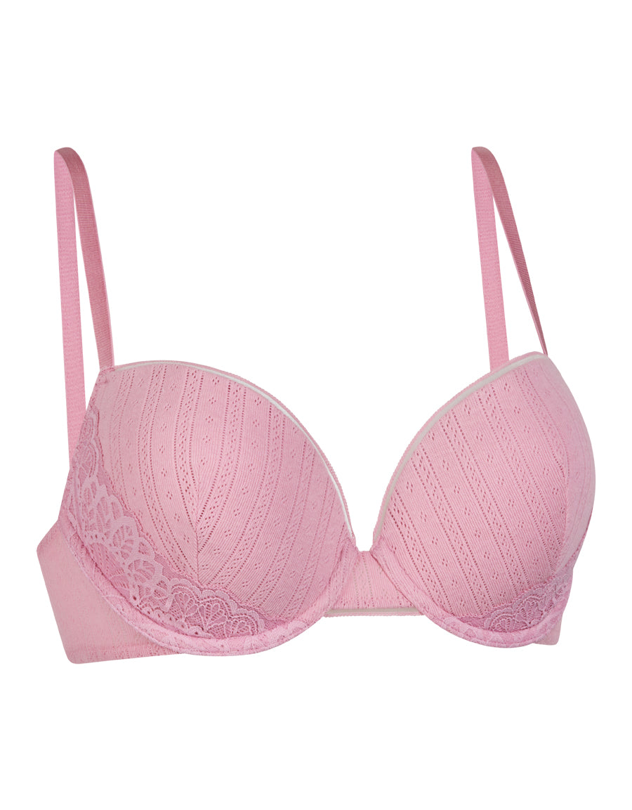 COTTON 1 PLUNGE BRA