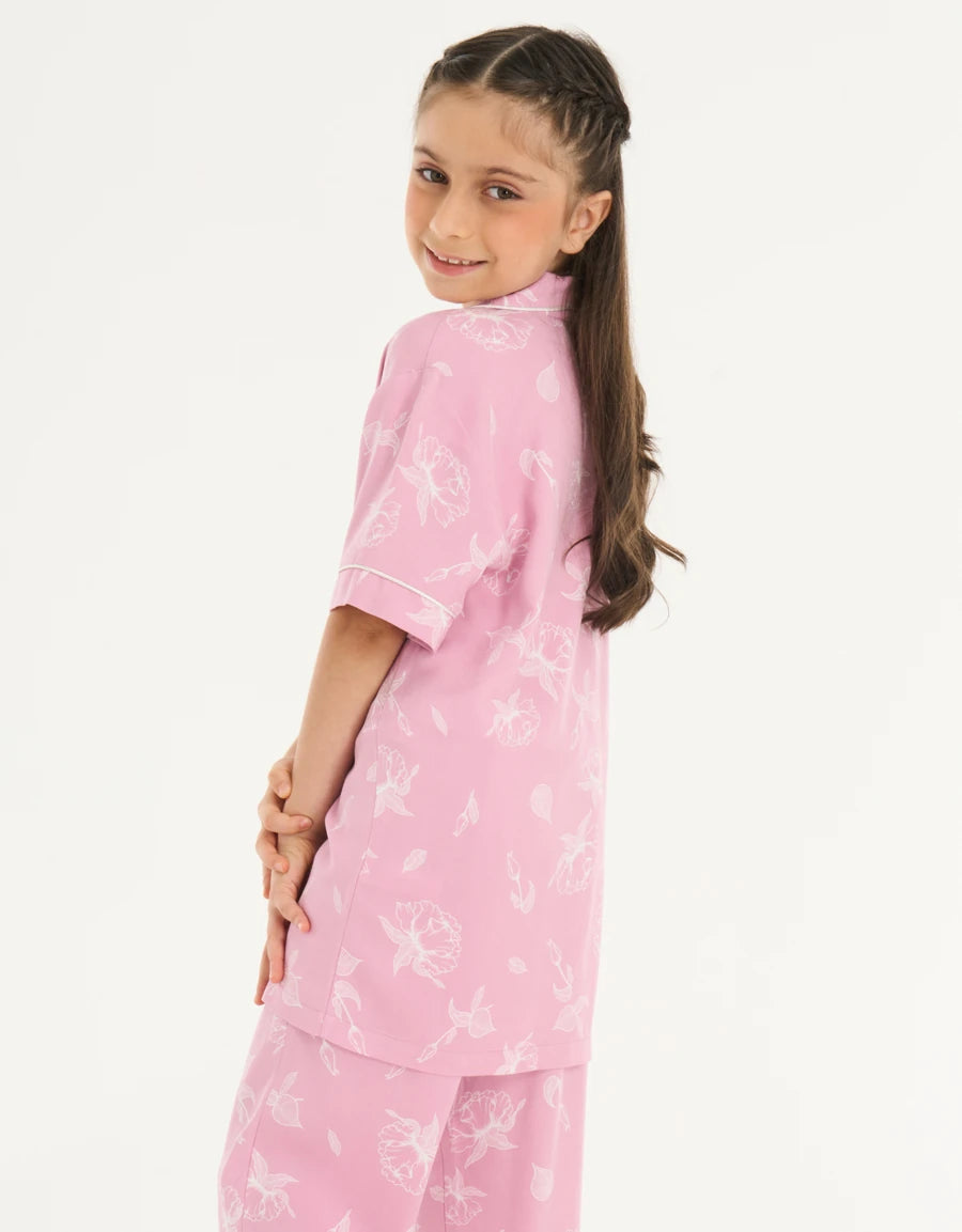 Floral Print Pajama Set