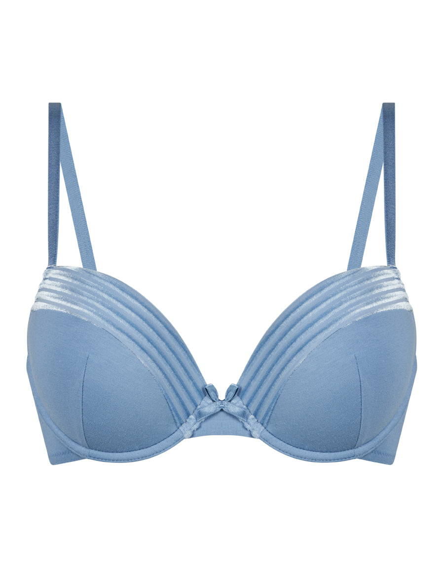COTTON 1 PLUNGE BRA