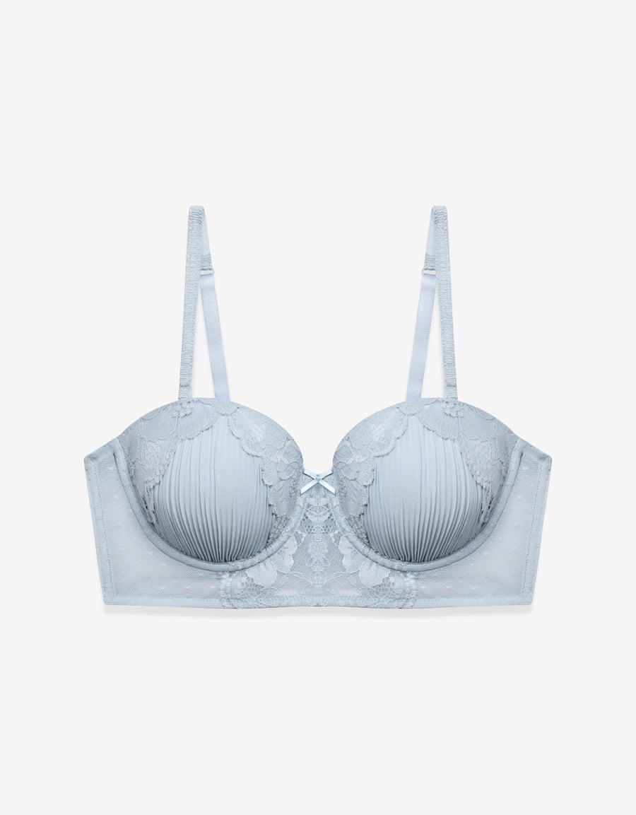 Multiway Chiffon Bra in Light Blue