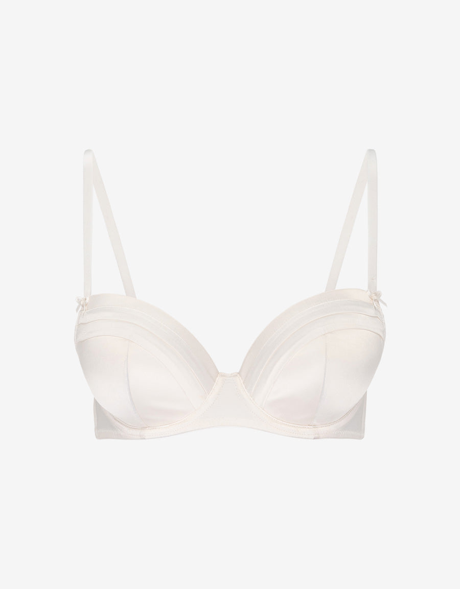 Satin Balconette Bra 
