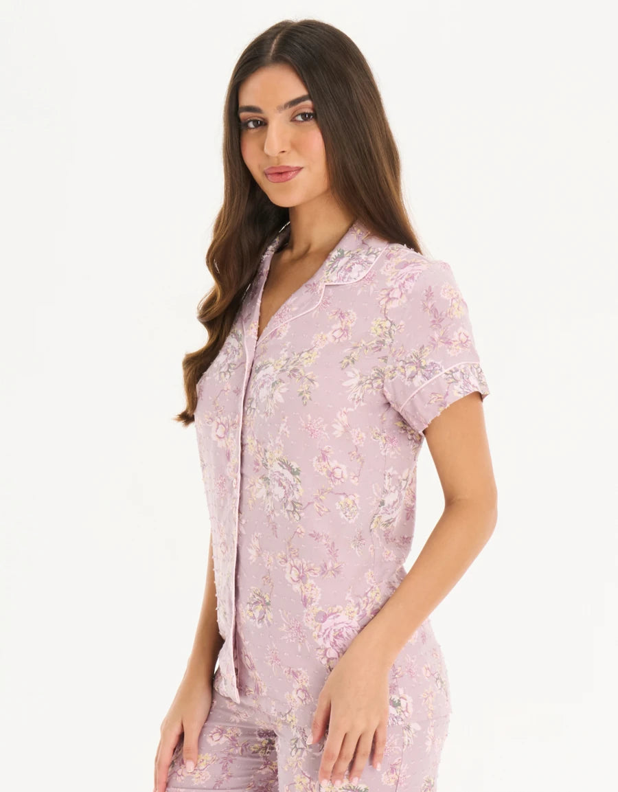 Floral Print Pajama Set