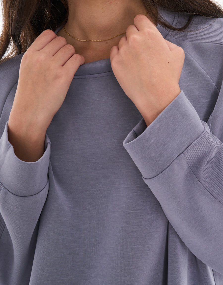 Oversized Crew Neck Sweatshirt