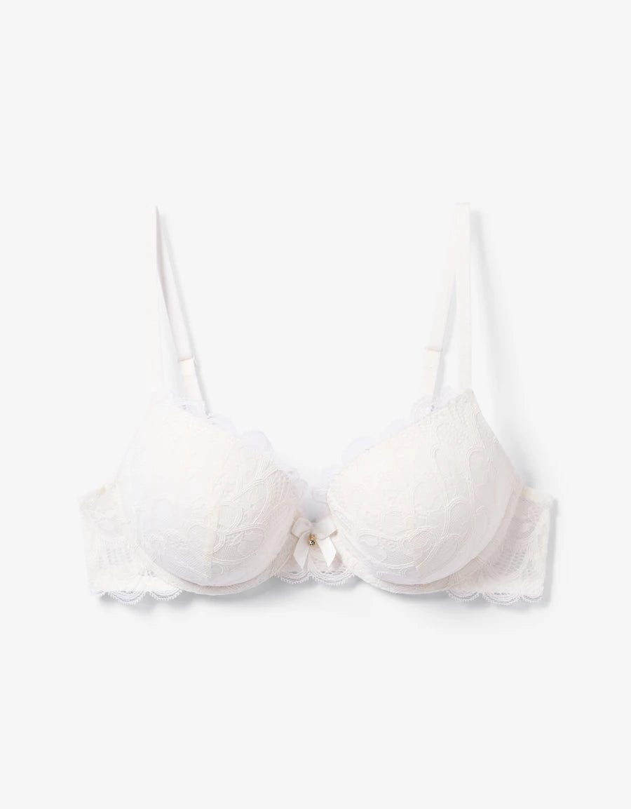 Lace Push-Up Plunge Bra