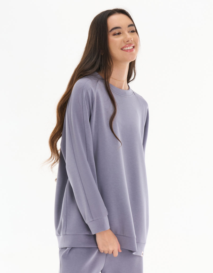 Oversized Crew Neck Sweatshirt