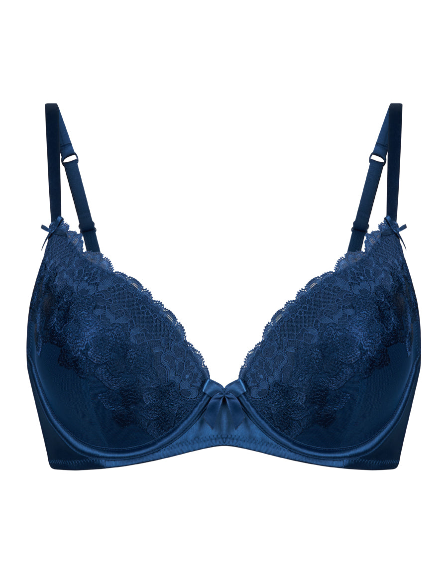 EMBROIDERY PLUNGE BRA