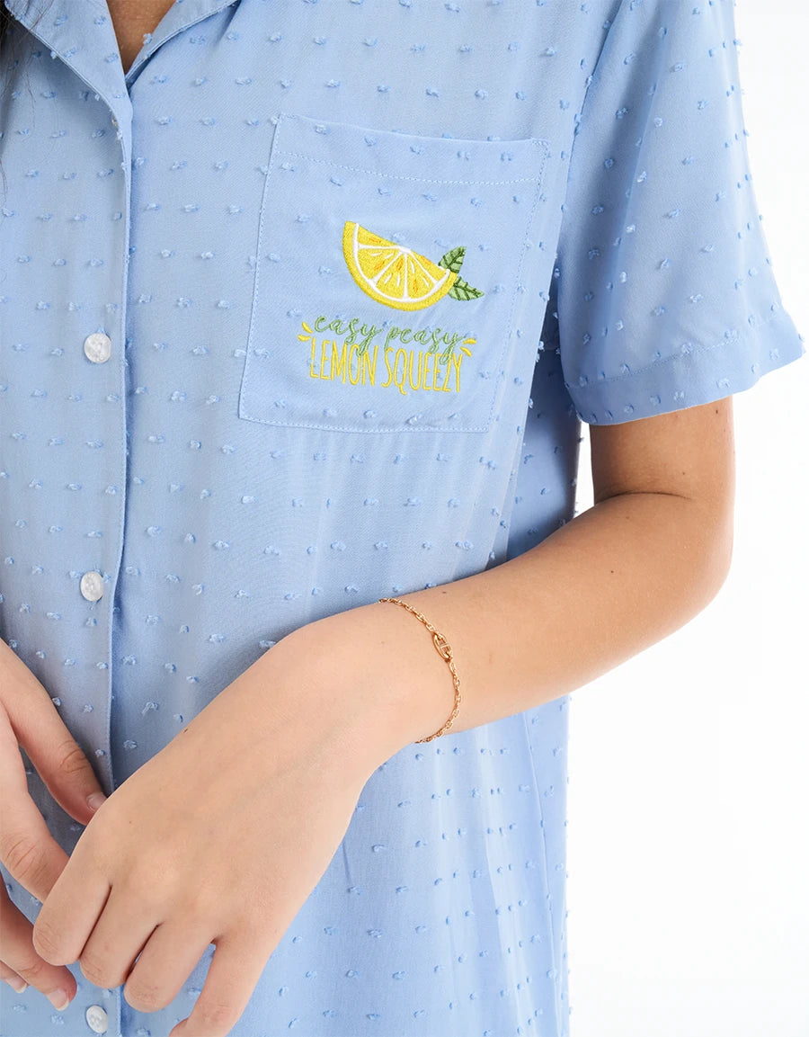 Lemon Squeezy Pajama Set