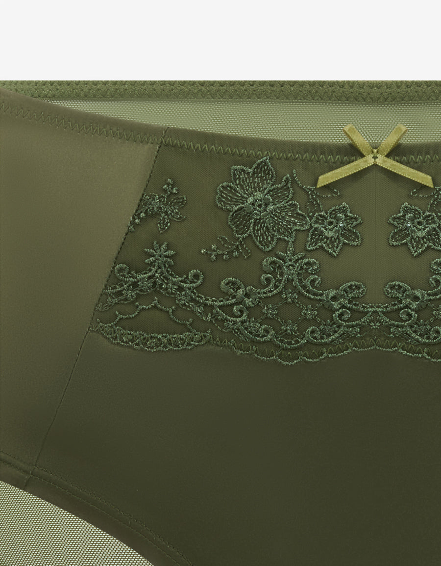 Mesh And Embroidery Boxer