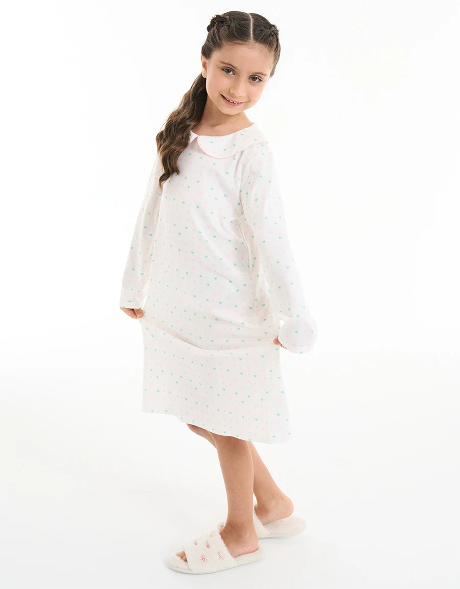 2-Pack Little Hearts Sleep Dresses