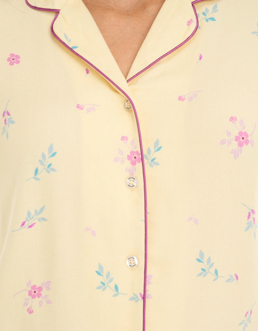 Floral Print Pajama Set